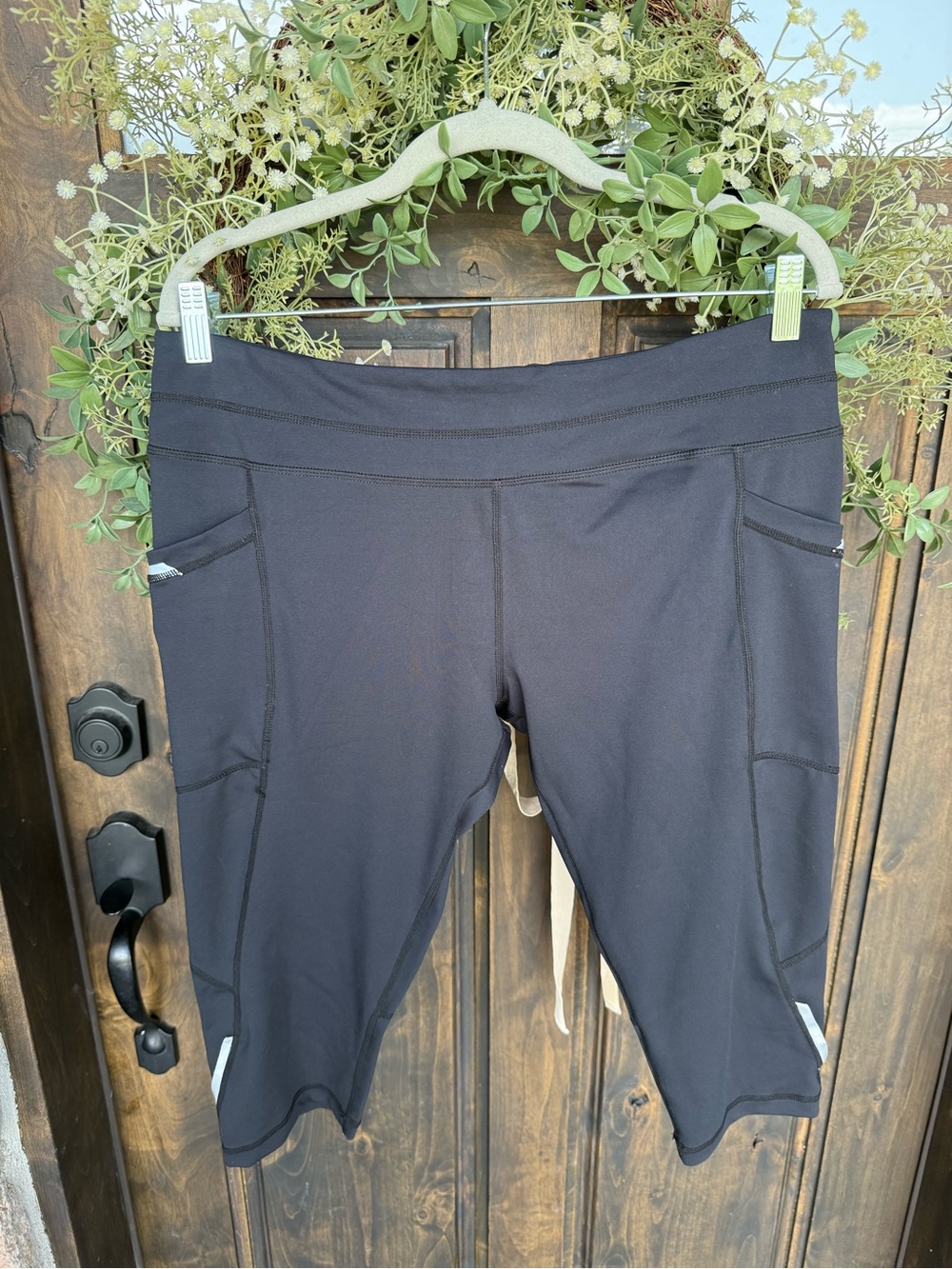 NWOT Senita Athletic Capri Leggings with Side Pockets